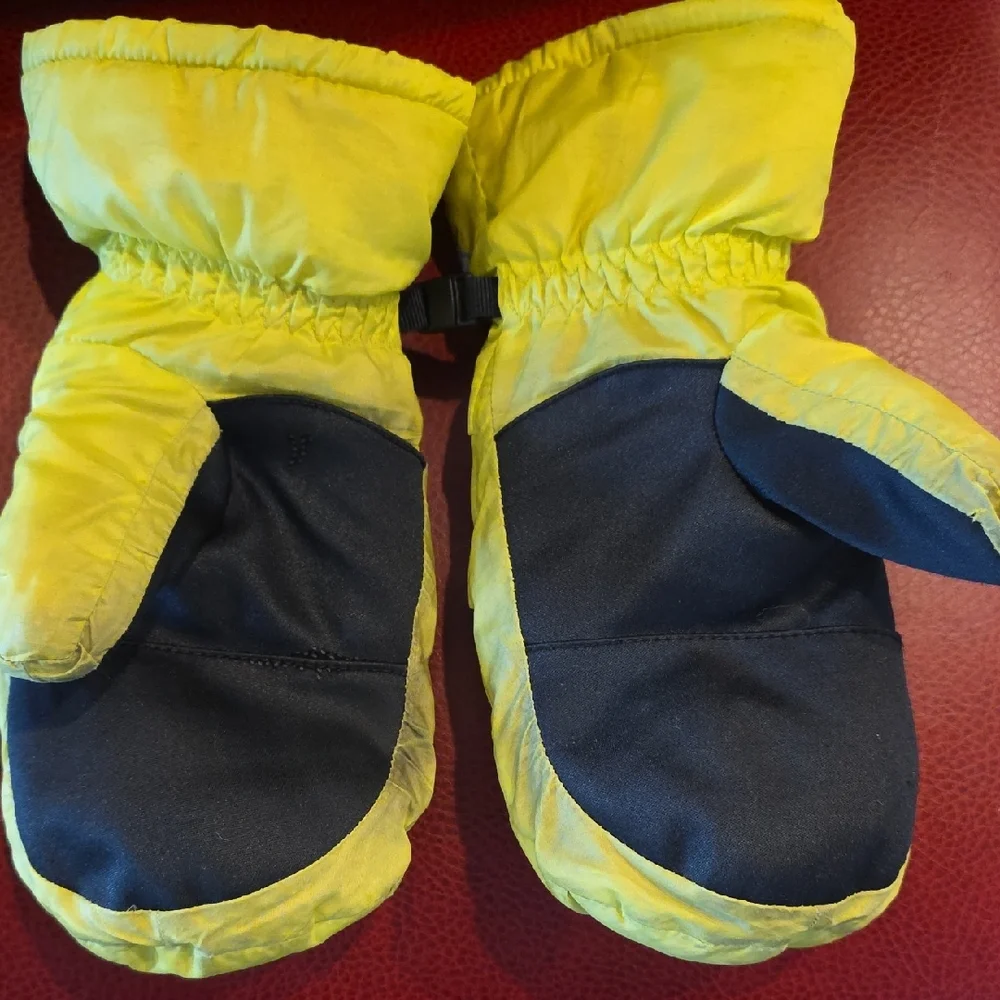 Spyder Kids Bright Yellow Mittens